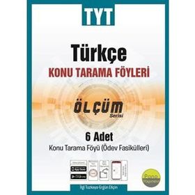 TYT Türkçe Tarama Föyleri 6 Fasikül Pano Yayınevi