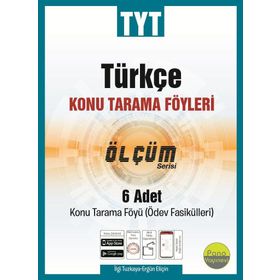 TYT Türkçe Tarama Föyleri 6 Fasikül Pano Yayınevi
