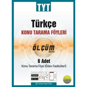TYT Türkçe Tarama Föyleri 6 Fasikül Pano Yayınevi