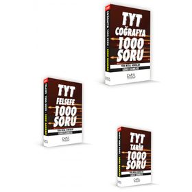 TYT Türkçe-Tarih-Coğrafya-Felsefe Soru Bankası Seti - Çapa Yayınları
