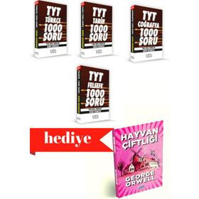 TYT Türkçe-Tarih-Coğrafya-Felsefe Soru Bankası Seti - Çapa Yayınları