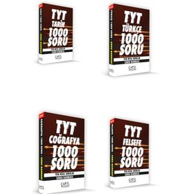 TYT Türkçe-Tarih-Coğrafya-Felsefe Soru Bankası Seti - Çapa Yayınları