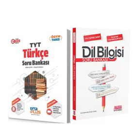TYT Türkçe ve AKM Dil Bilgisi Soru Bankası Seti 2 Kitap - Çap Yayınları