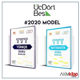 TYT Türkçe ve Matematik Soru Bankası 2 Kitap Set-Üç Dört Beş Yayıncılık