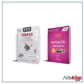 TYT Türkçe ve Matematik Soru Bankası Seti 2 Kitap Set-Karekök Yayınları