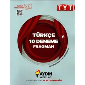 Tyt Türkçe Video Çözümlü Fragman 10 Deneme Aydın Yayınları