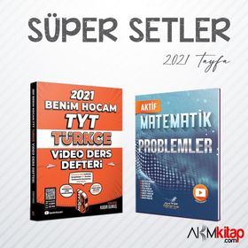 TYT Türkçe Video Ders Notları ve Aktif Ögrenme Problemler 2 Kitap Set-Benim Hocam Yayınları