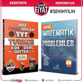 TYT Türkçe Video Ders Notları ve Aktif Ögrenme Problemler 2 Kitap Set-Benim Hocam Yayınları
