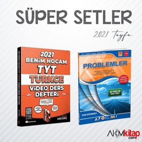 TYT Türkçe Video Ders Notları ve Apotemi Problemler Soru Bankası 2 Kitap Set-Benim Hocam Yayınları