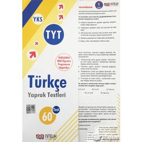 TYT Türkçe Yaprak Test Nitelik Yayınları
