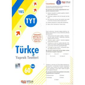 TYT Türkçe Yaprak Test Nitelik Yayınları