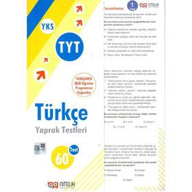 TYT Türkçe Yaprak Test Nitelik Yayınları