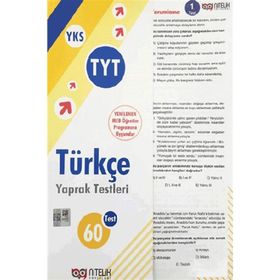 TYT Türkçe Yaprak Test Nitelik Yayınları