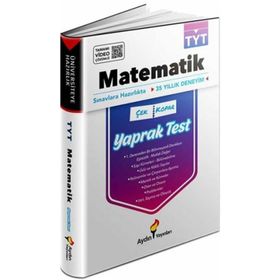 TYT Üniversiteye Hazırlık Matematik Yaprak Testler Aydın Yayınları