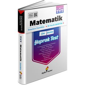 TYT Üniversiteye Hazırlık Matematik Yaprak Testler Aydın Yayınları