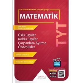 TYT Üslü Köklü Sayılar Çarpanlara Ayırma Özdeşlikler Derece Yayınları