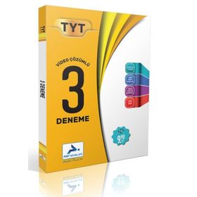 TYT Video Çözümlü 3 Deneme Paraf Yayınları