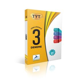 TYT Video Çözümlü 3 Deneme Paraf Yayınları