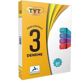 TYT Video Çözümlü 3 Deneme Paraf Yayınları