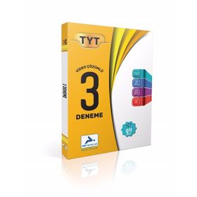TYT Video Çözümlü 3 Deneme Paraf Yayınları