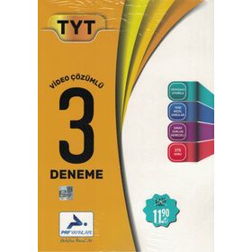 TYT Video Çözümlü 3 Deneme Paraf Yayınları