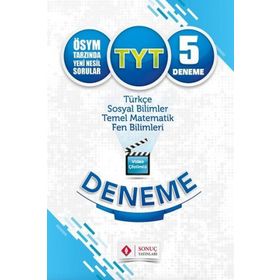 TYT Video Çözümlü 5 Deneme Sonuç Yayınları