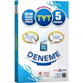 TYT Video Çözümlü 5 Deneme Sonuç Yayınları