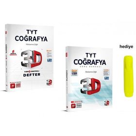 Tyt Video Destekli Coğrafya Defter ve Soru Bankası Seti - 3D Yayınları