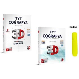 Tyt Video Destekli Coğrafya Defter ve Soru Bankası Seti - 3D Yayınları