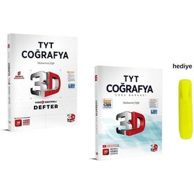 Tyt Video Destekli Coğrafya Defter ve Soru Bankası Seti - 3D Yayınları