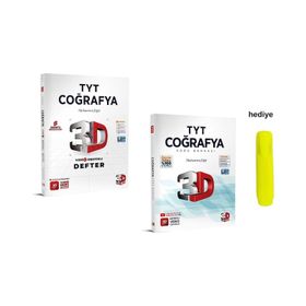 Tyt Video Destekli Coğrafya Defter ve Soru Bankası Seti - 3D Yayınları