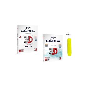 Tyt Video Destekli Coğrafya Defter ve Soru Bankası Seti - 3D Yayınları