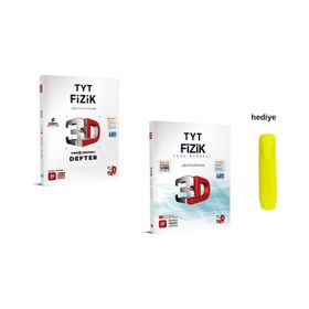 Tyt Video Destekli Fizik Defter ve Soru Bankası Seti - 3D Yayınları