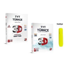 Tyt Video Destekli Türkçe Defter ve Soru Bankası Seti - 3D Yayınları
