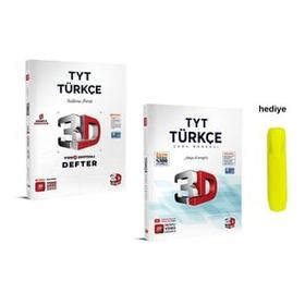 Tyt Video Destekli Türkçe Defter ve Soru Bankası Seti - 3D Yayınları