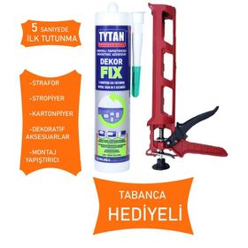 Tytan 310 ml Korniş, Strafor, Montaj Yapıştırıcısı Silikon