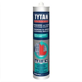 Tytan Siyah 500 gr Pencere Kapı Silikonize Mastik Yapıştırıcısı