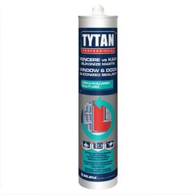 Tytan Siyah 500 gr Pencere Kapı Silikonize Mastik Yapıştırıcısı