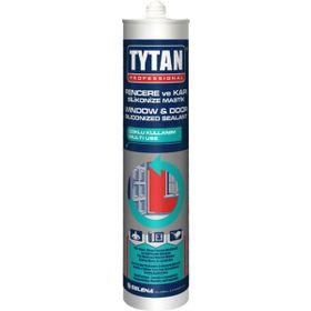 Tytan Siyah 500 gr Pencere Kapı Silikonize Mastik Yapıştırıcısı