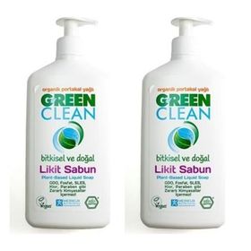U Green Clean 500x2 ml Organik Sıvı Sabun Portakallı