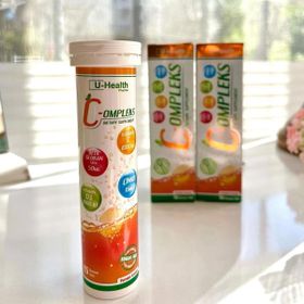 U-Health Pharma C-ompleks Vitamin C 2x15 Efervesan Tablet
