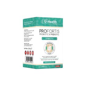 U-Health Pharma Profortis Probiyotik Prebiyotik Synbiotic 30 Kapsül