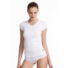 U.S. Polo 66004 Kısa Kollu V Yaka Kadın T-Shirt