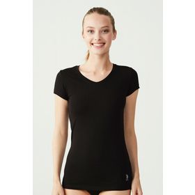 U.S. Polo 66004 Kısa Kollu V Yaka Kadın T-Shirt