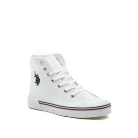 U.S. Polo Assn. 101087272 Penelope High 2Fx Kadın Beyaz Spor Ayakkabı