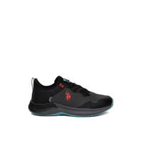 U.S. Polo Assn. 101812667 4W Florin Wmn 4PR Siyah - Kırmızı Kadın Koşu Ayakkabısı