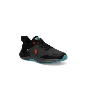U.S. Polo Assn. 101812667 4W Florin Wmn 4PR Siyah - Kırmızı Kadın Koşu Ayakkabısı