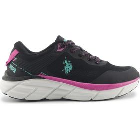 U.S. Polo Assn. 101938177 Saldona Wmn 5FX Siyah Kadın Koşu Ayakkabısı
