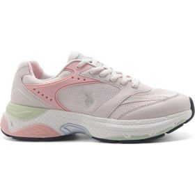 U.S. Polo Assn. 101947381 Walor Wmn 5FX Pudra Pembe Kadın Koşu Ayakkabısı