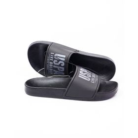 U.S. Polo Assn. 10S28GUSTY Siyah Gri Erkek Terlik